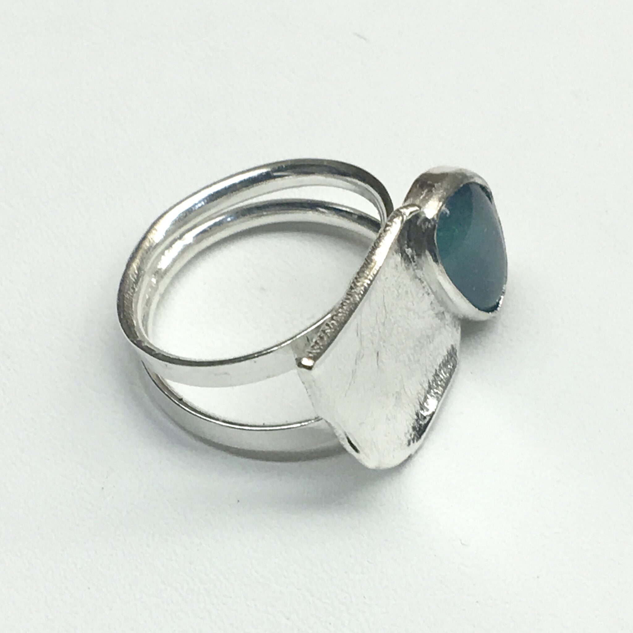 SOLD! – Opal and Reticulated Silver Ring | Silverthread Designs